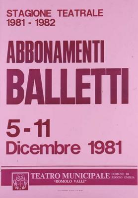 Abbonamenti Balletti