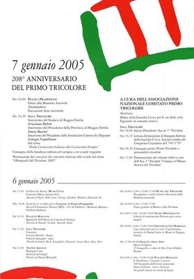 208° Anniversario del primo Tricolore